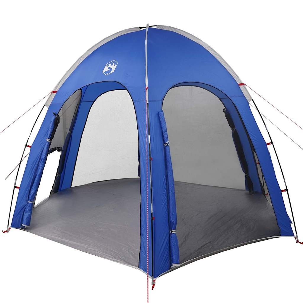 vidaXL Namiot Basenowy z dachem Niebieski Azur 366 x 305 x 231 cm