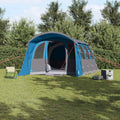 vidaXL Namiot rodzinny z dachem Niebieski i szary 576 x 325 x 213 cm