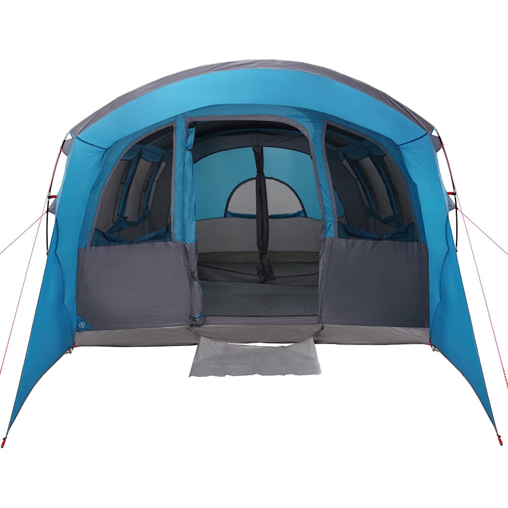vidaXL Namiot rodzinny z dachem Niebieski i szary 576 x 325 x 213 cm