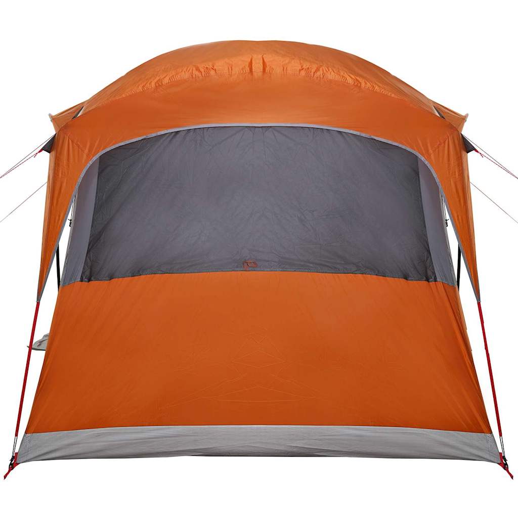 vidaXL Namiot rodzinny Pomarańczowy i pomarańczowy 435 x 255 x 216 cm