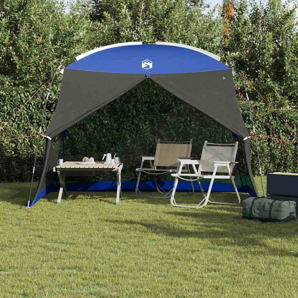 vidaXL Namiot z moskitierą z dachem Niebieski Azur 320 x 320 x 218 cm