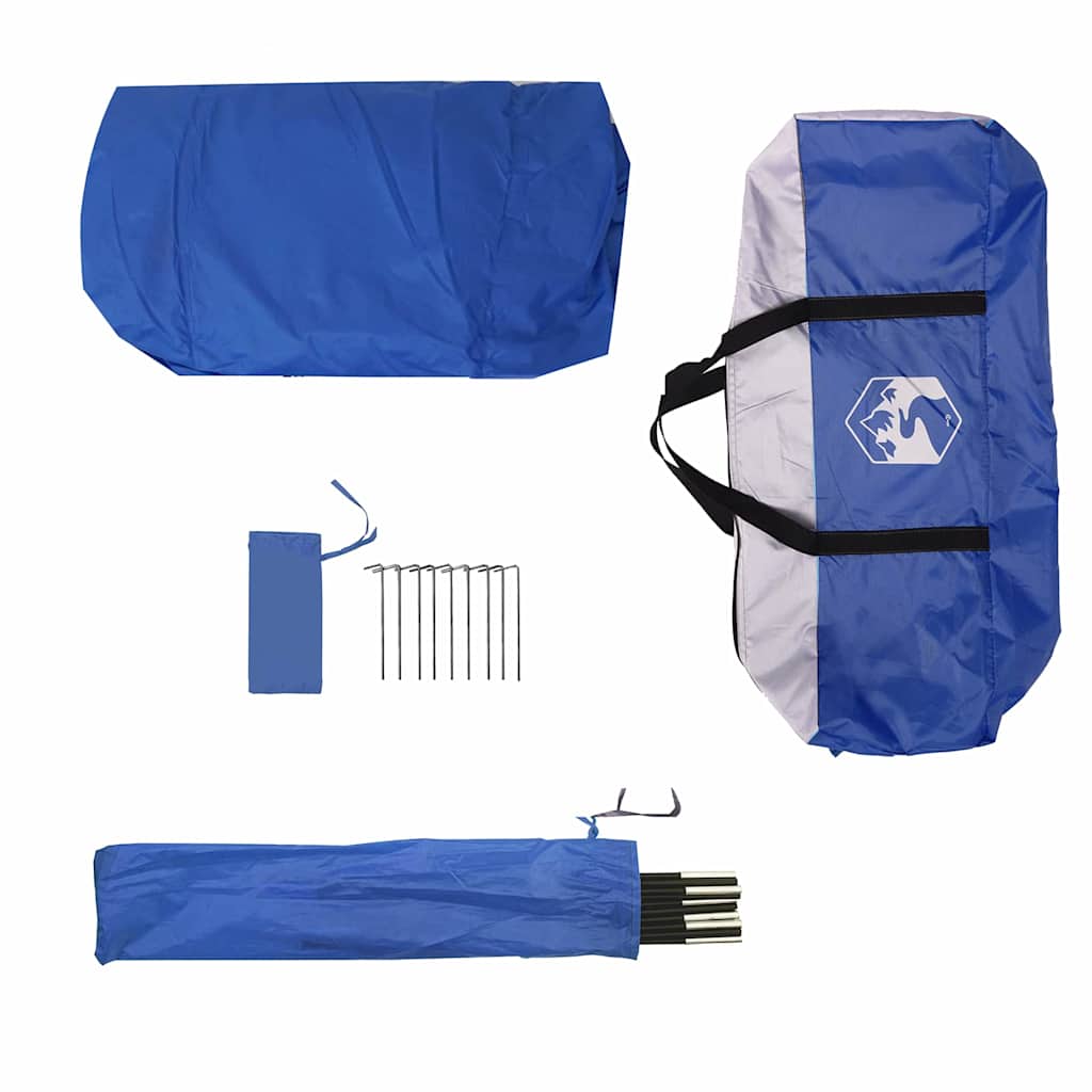 vidaXL Namiot z moskitierą z dachem Niebieski Azur 320 x 320 x 218 cm
