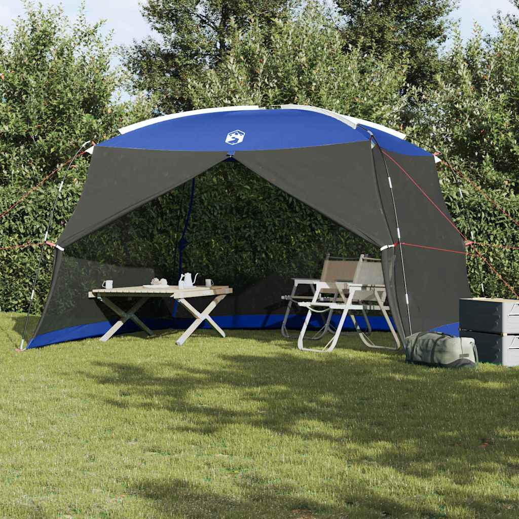 vidaXL Namiot z moskitierą z dachem Niebieski Azur 380 x 380 x 225 cm