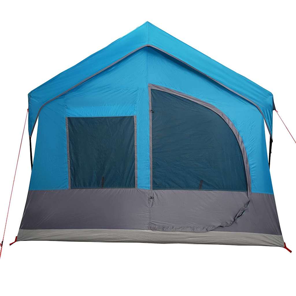 vidaXL Namiot rodzinny Niebieski i szary 620 x 322 x 240 cm Poliester