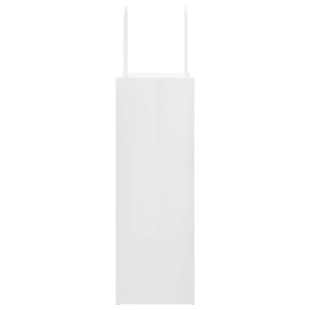 vidaXL Torby papierowe 50 szt. z uchwytami białe 21x11x31 cm