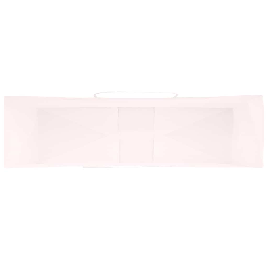 vidaXL Torby papierowe 50 szt. z uchwytami różowe 54x15x49 cm