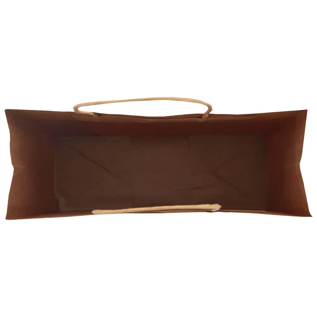 vidaXL Torby papierowe 250 szt. z uchwytami Niebieskie 45x17x48 cm