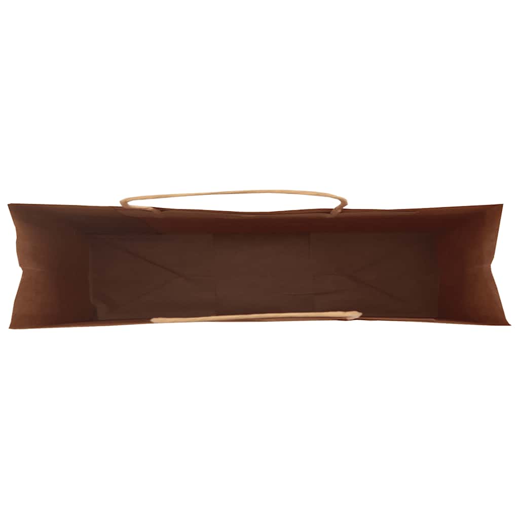 vidaXL Torby papierowe 250 szt. z uchwytami Niebieskie 54x15x49 cm