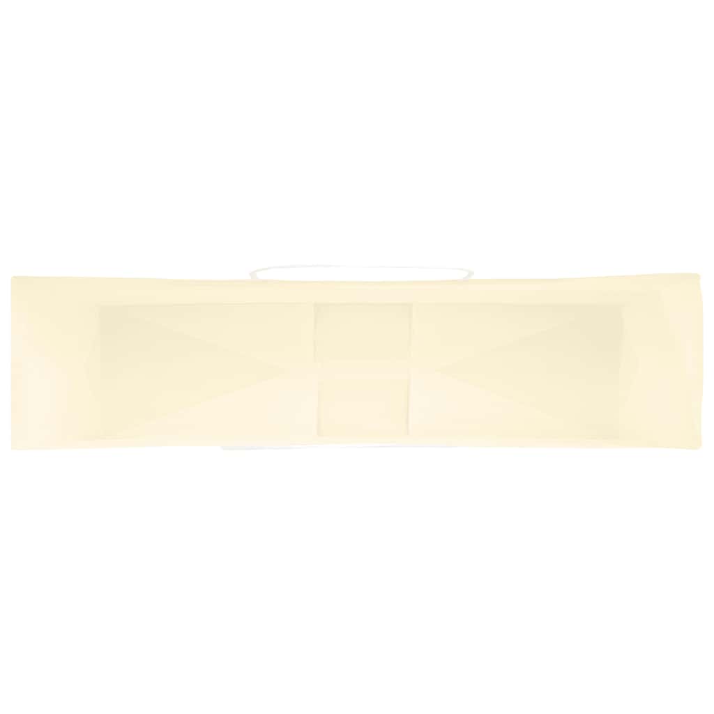 vidaXL Torby papierowe 50 szt. z uchwytami żółte 54x15x49 cm