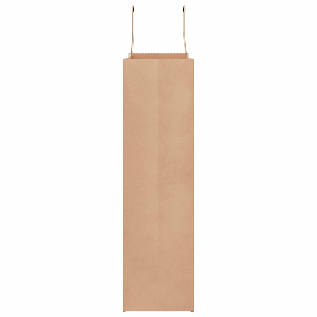 vidaXL Torby papierowe 50 szt. z uchwytami Brązowe 32x12x42 cm