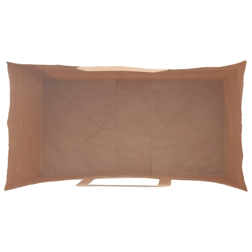 vidaXL Torby papierowe 250 szt. z uchwytami Brązowe 21x11x28 cm