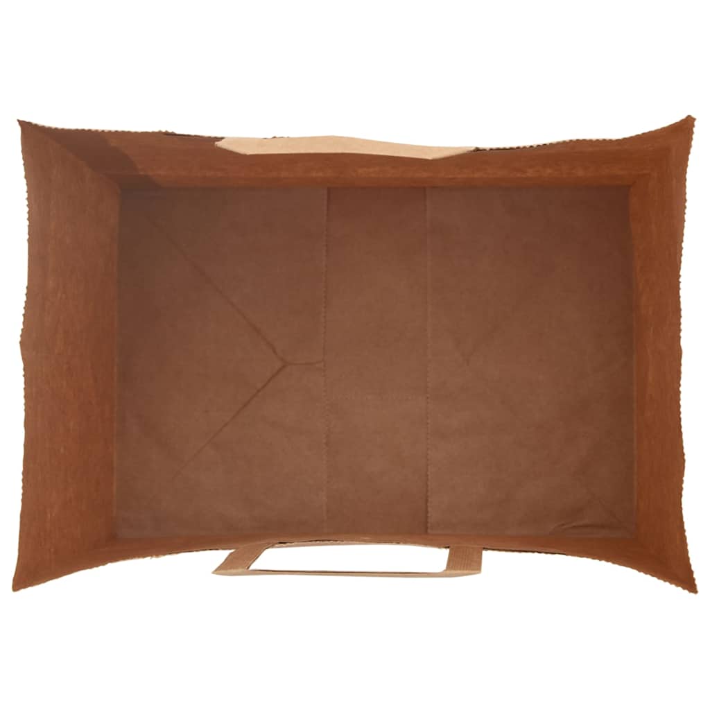 vidaXL Torby papierowe 250 szt. z uchwytami Brązowe 32x22x24 cm