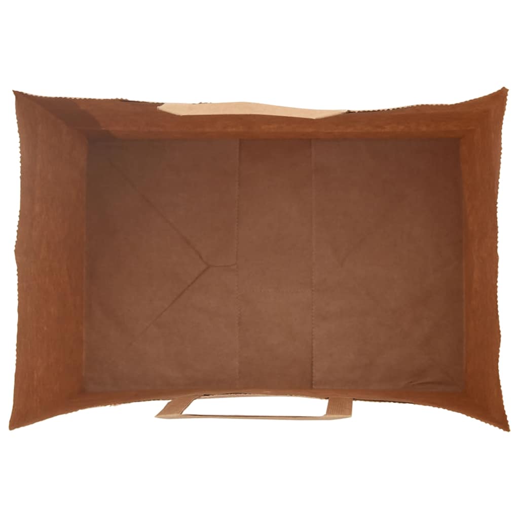 vidaXL Torby papierowe 250 szt. z uchwytami Brązowe 32x22x28 cm