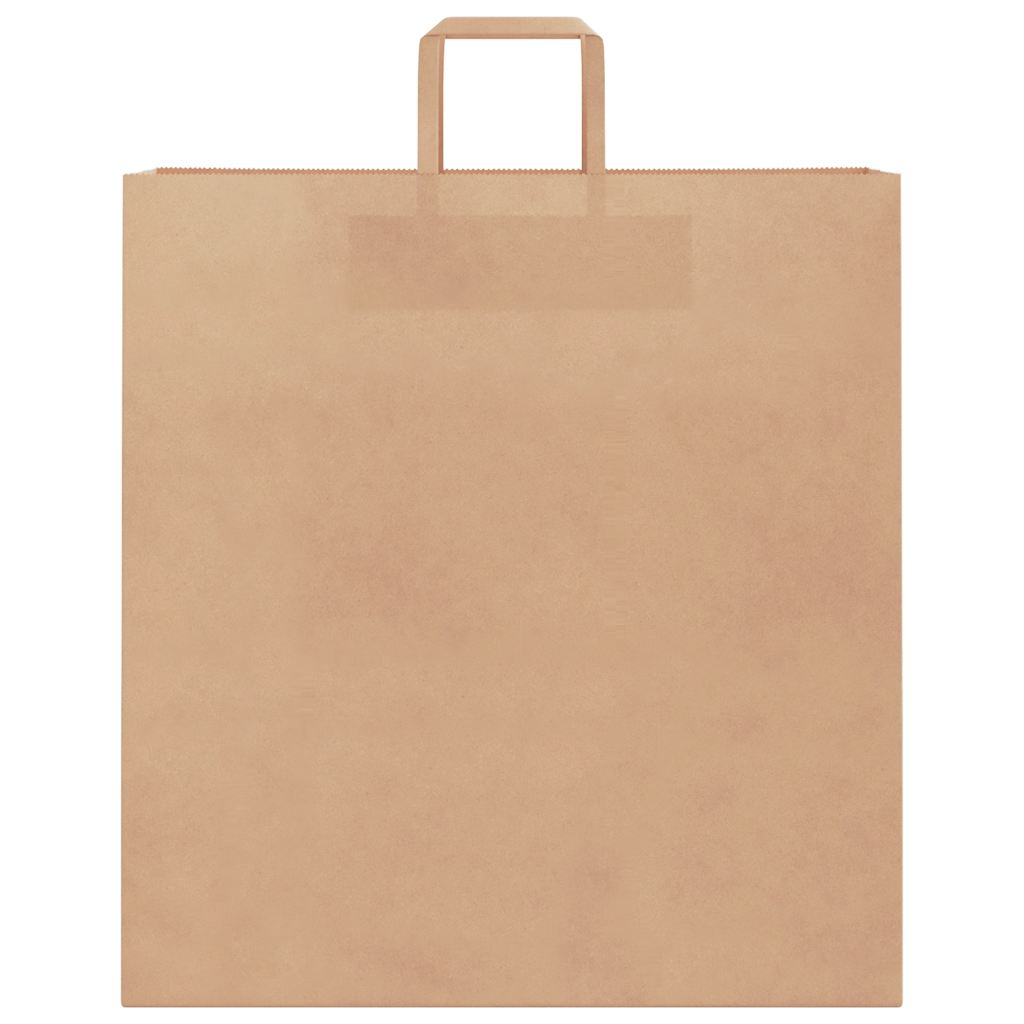 vidaXL Torby papierowe 250 szt. z uchwytami Brązowe 45x17x48 cm