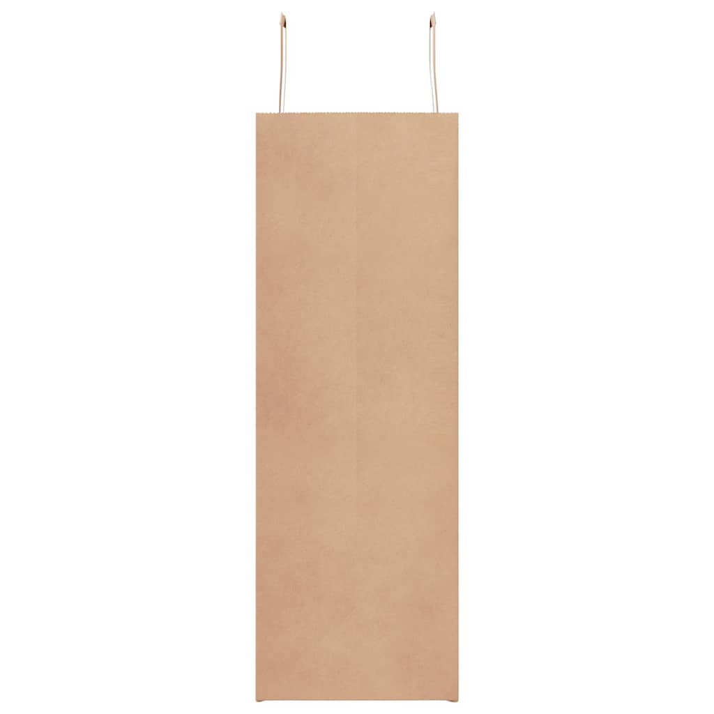 vidaXL Torby papierowe 250 szt. z uchwytami Brązowe 45x17x48 cm