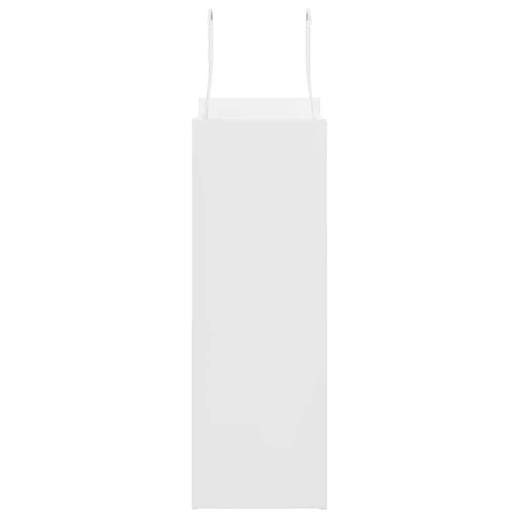vidaXL Torby papierowe 250 szt. z uchwytami białe 21x11x31 cm