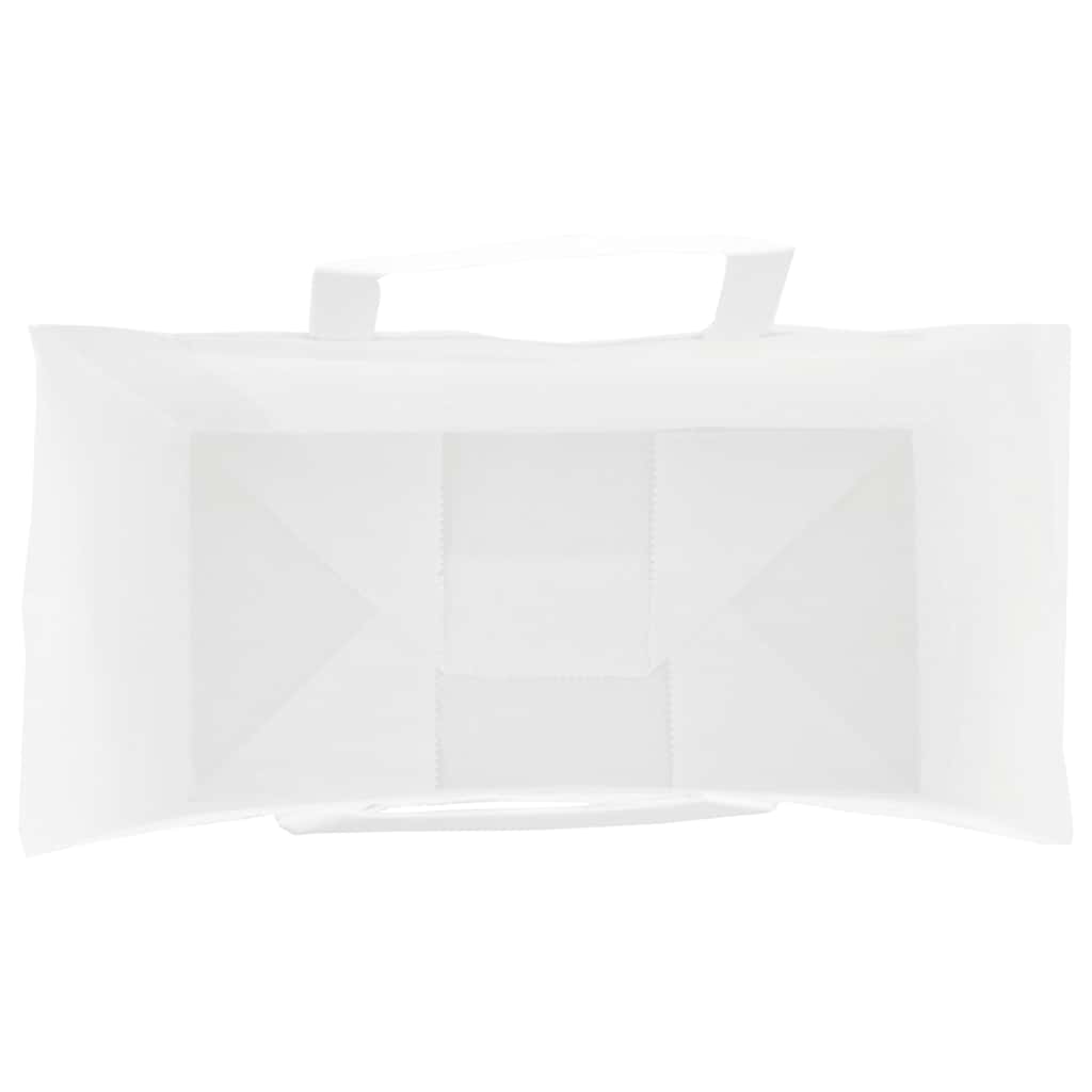 vidaXL Torby papierowe 250 szt. z uchwytami białe 21x11x31 cm