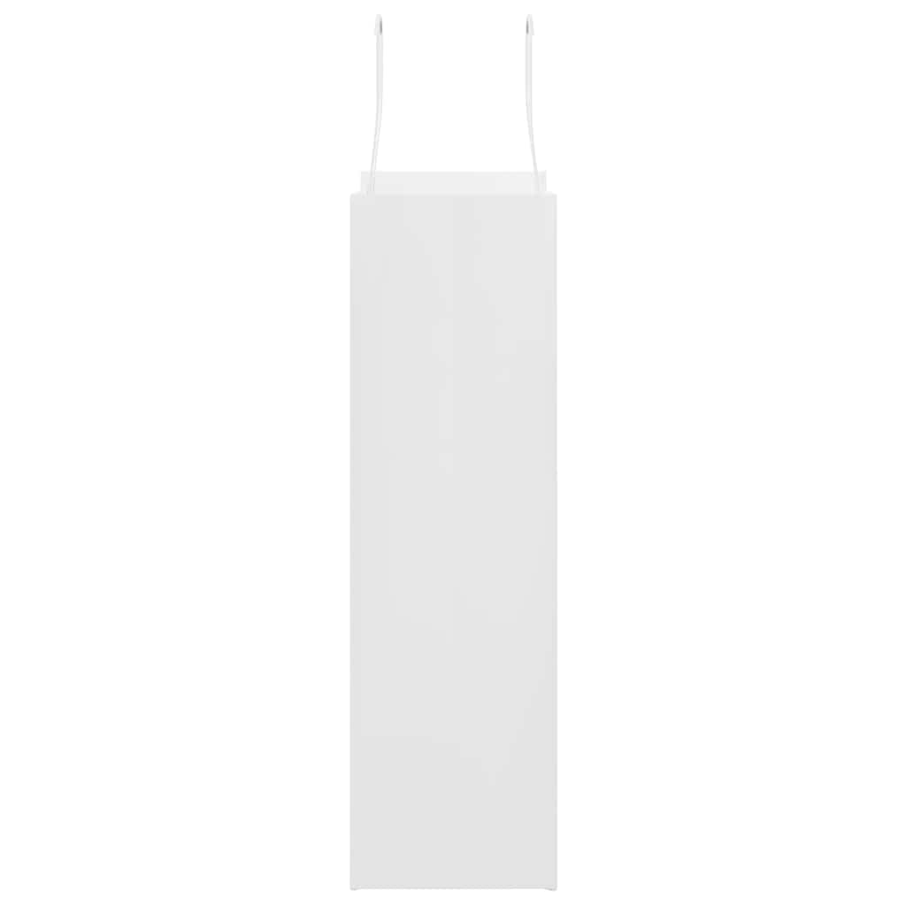 vidaXL Torby papierowe 250 szt. z uchwytami białe 21x11x36 cm