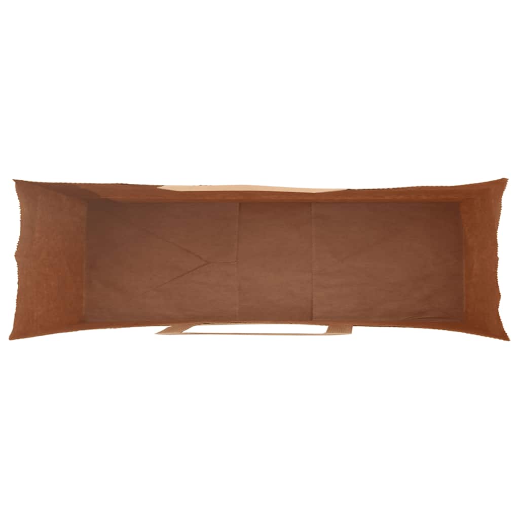 vidaXL Torby papierowe 250 szt. z uchwytami Czarne 54x15x49 cm
