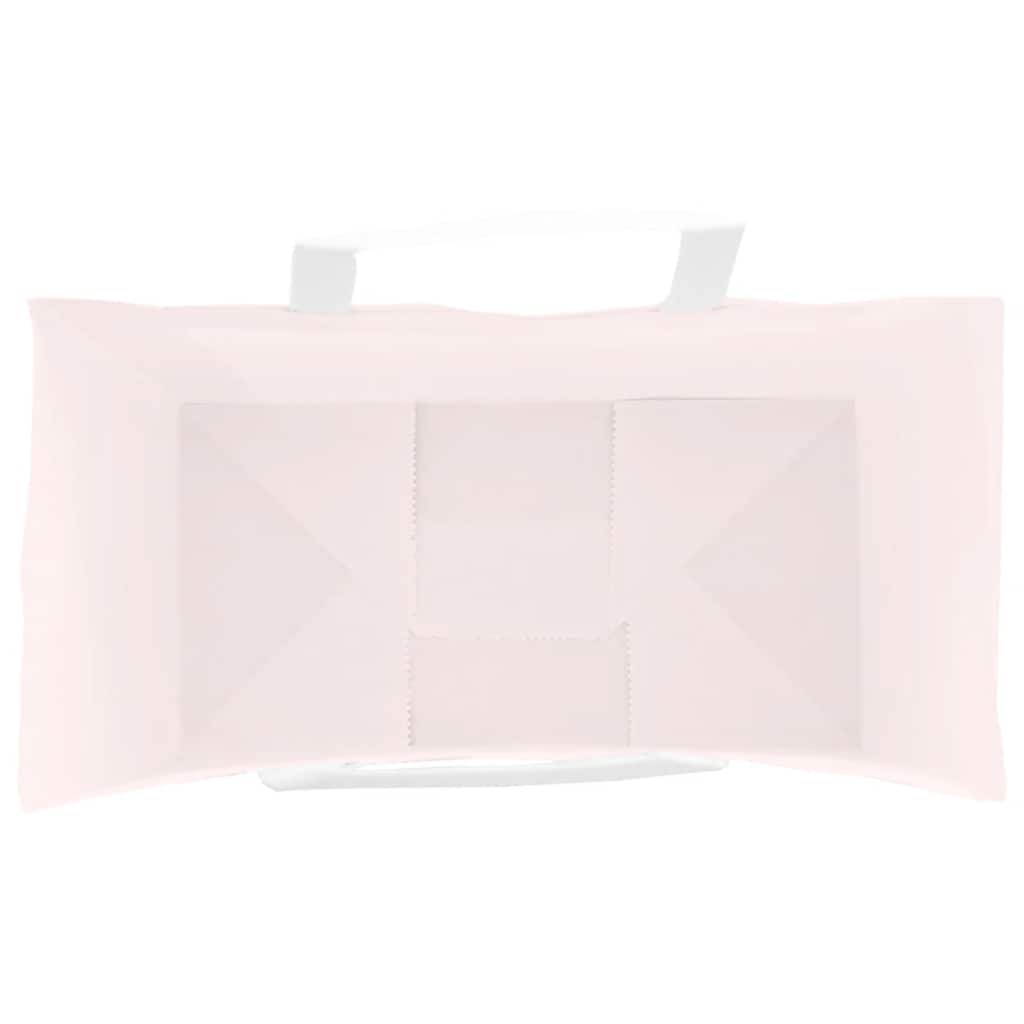 vidaXL Torby papierowe 250 szt. z uchwytami Różowe 21x11x36 cm