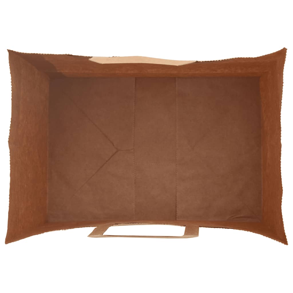 vidaXL Torby papierowe 250 szt. z uchwytami Niebieskie 32x22x24 cm