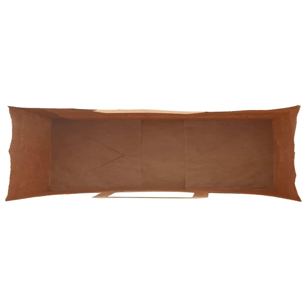 vidaXL Torby papierowe 250 szt. z uchwytami czerwone 54x15x49 cm