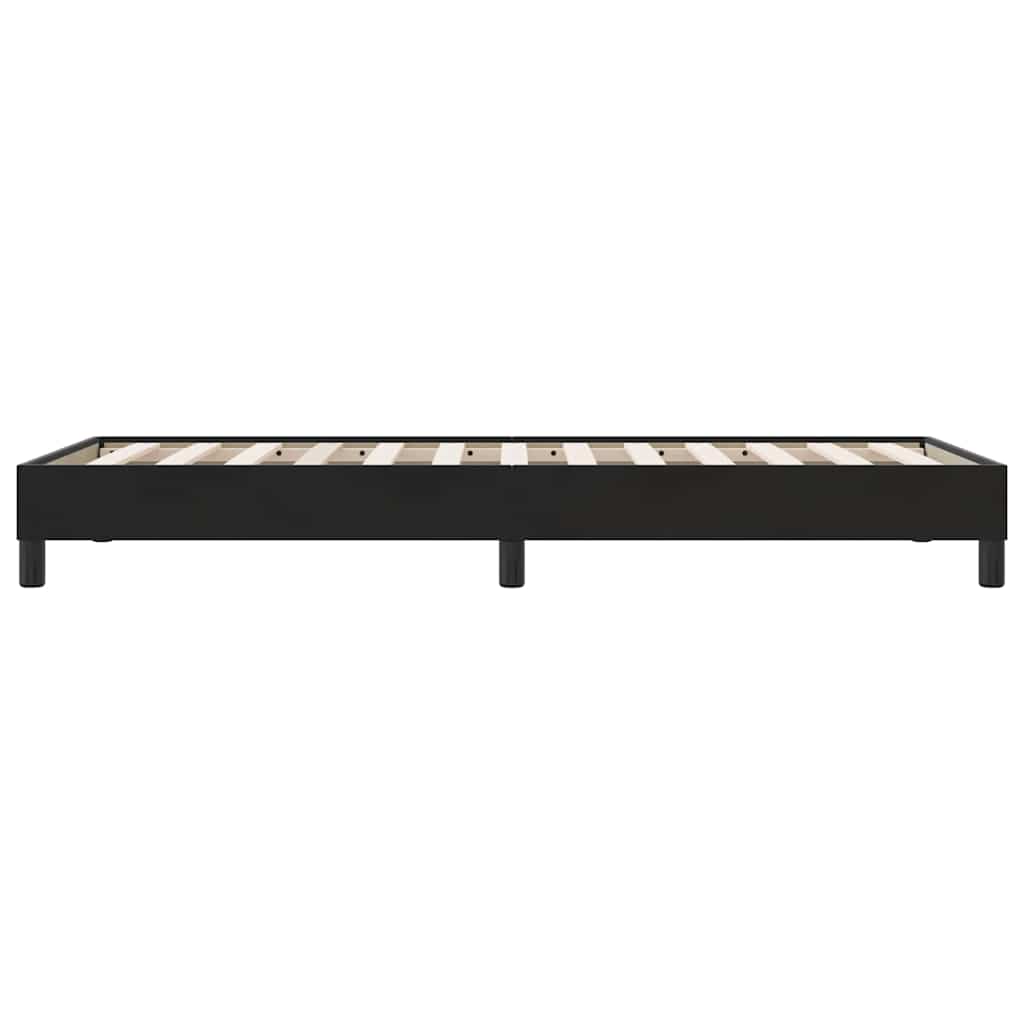 vidaXL Łóżko Box Spring bez materaca Czarne 80x210 cm Aksamit