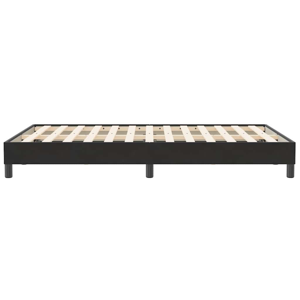 vidaXL Łóżko Box Spring bez materaca Czarne 120x210 cm Aksamit