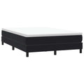 vidaXL Łóżko Box Spring bez materaca Czarne 160x210 cm Aksamit