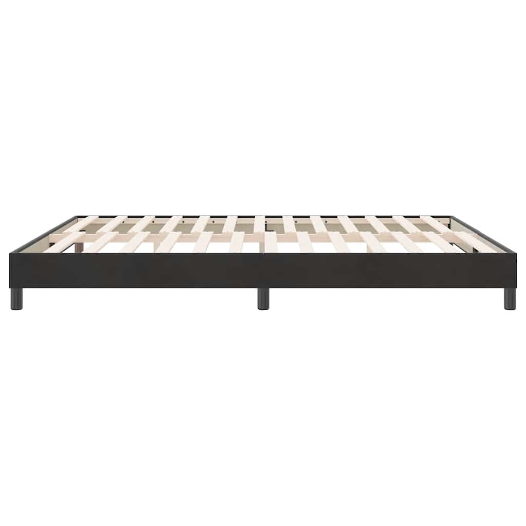 vidaXL Łóżko Box Spring bez materaca Czarne 180x210 cm Aksamit