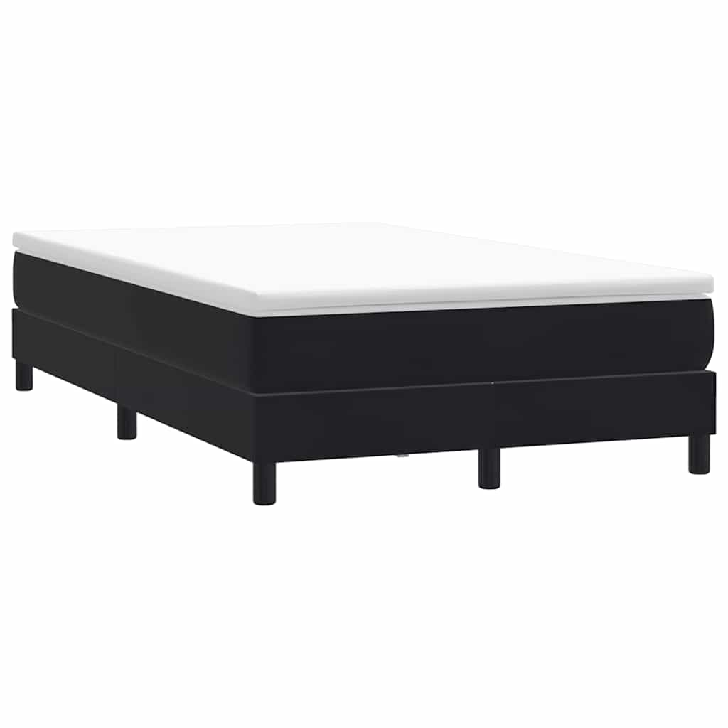 vidaXL Łóżko Box Spring bez materaca Czarne 120x220 cm Aksamit
