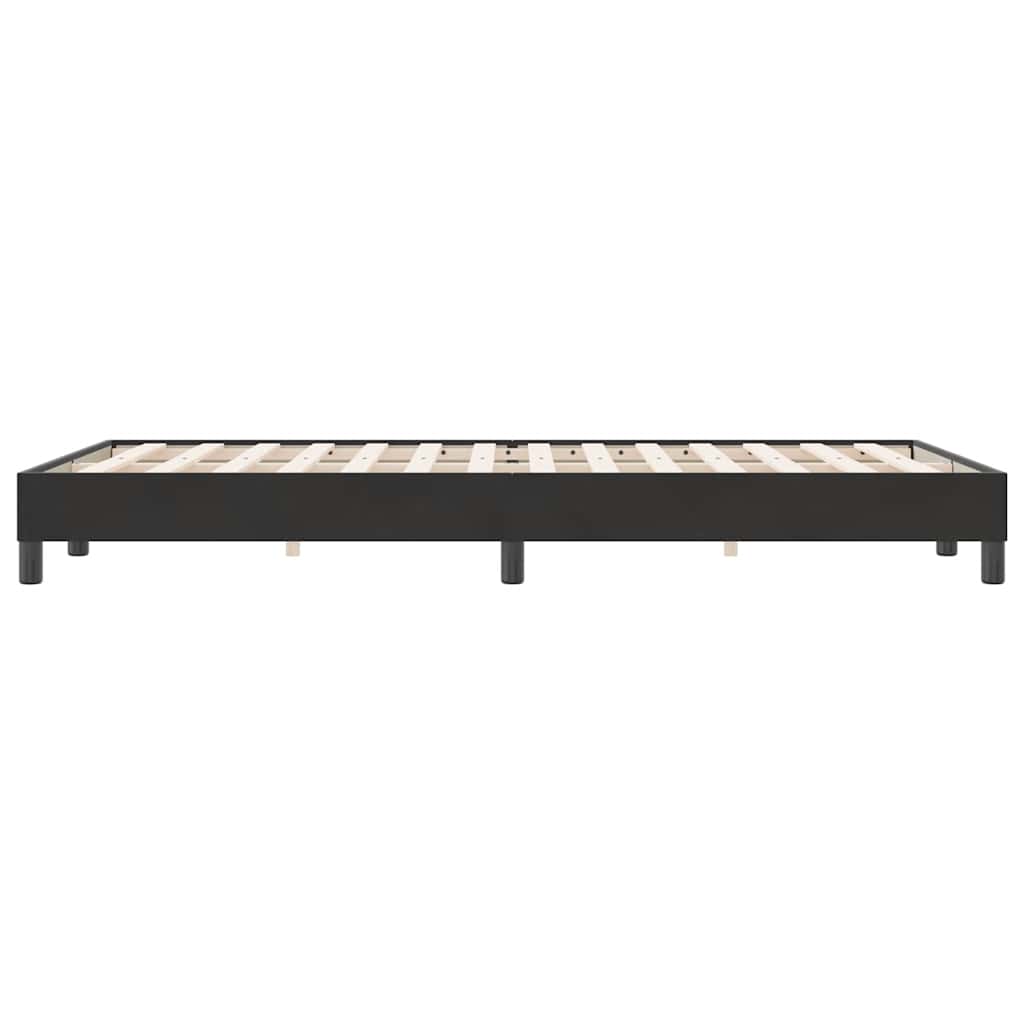 vidaXL Łóżko Box Spring bez materaca Czarne 120x220 cm Aksamit