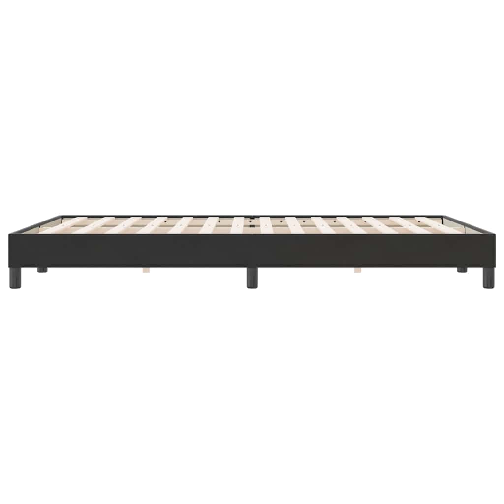 vidaXL Łóżko Box Spring bez materaca Czarne 140x220 cm Aksamit