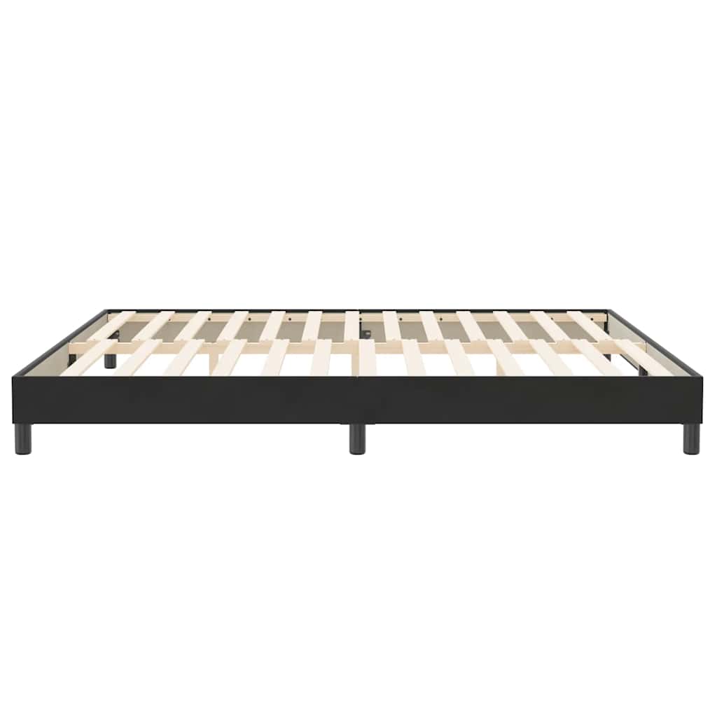 vidaXL Łóżko Box Spring bez materaca Czarne 200x220 cm Aksamit