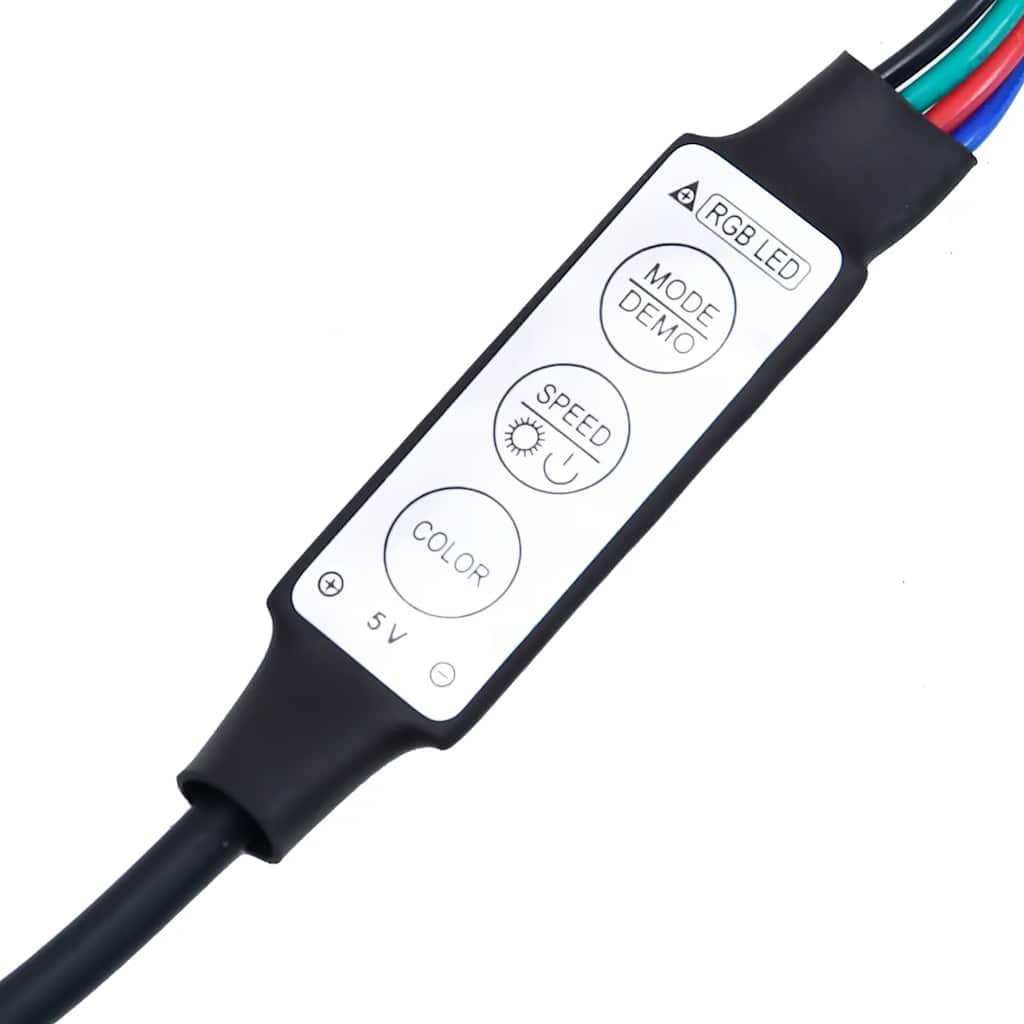 vidaXL Łóżko kontynentalne z materacem i LED Ciemnozielone 180x220 cm