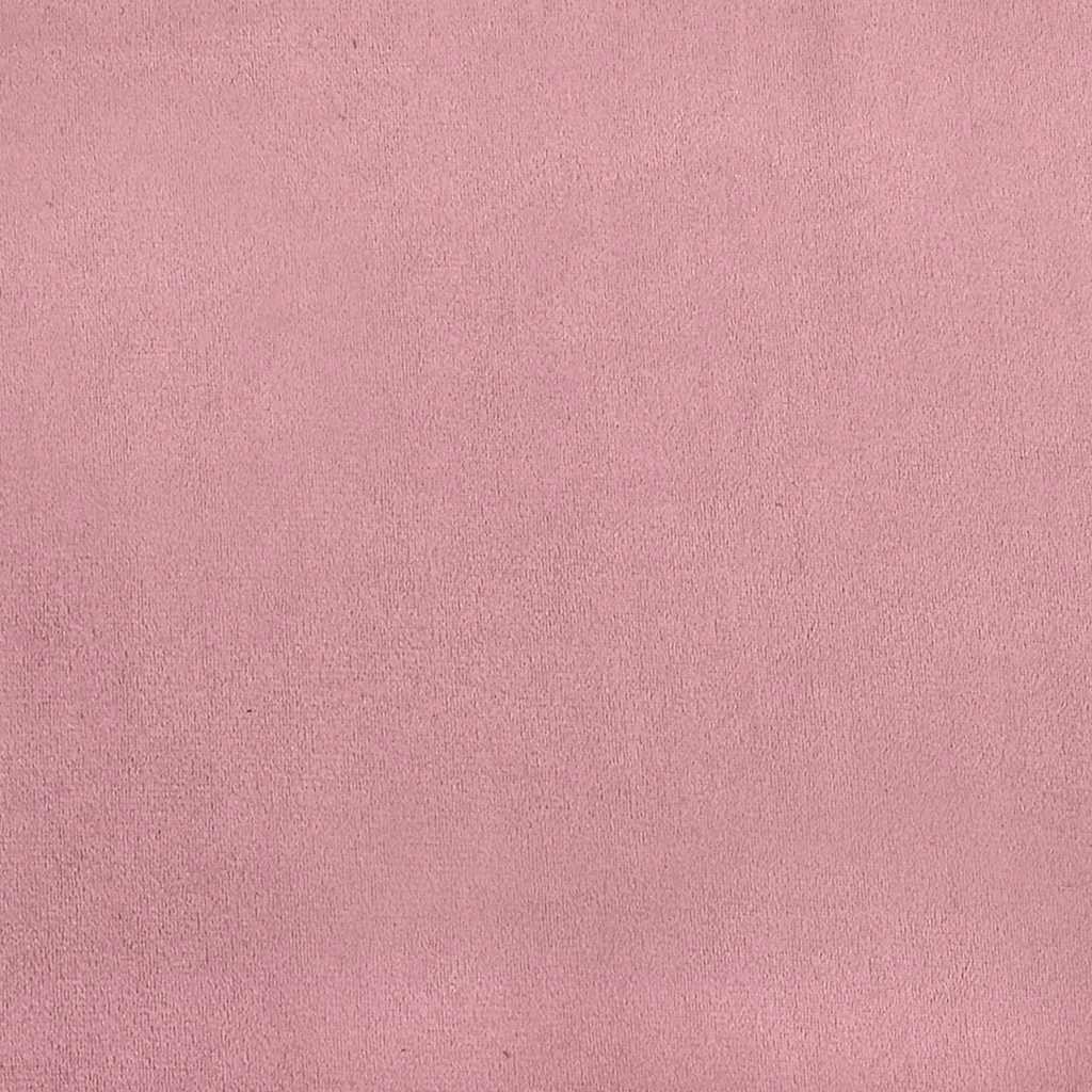 vidaXL Łóżko kontynentalne z materacem, różowe, 180x210 cm, aksamit