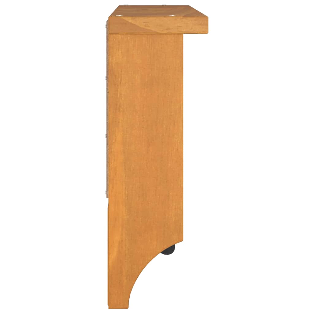 vidaXL Wieszak ścienny na ubrania SANDNES 45x12x35cm Drewno lite Sosna