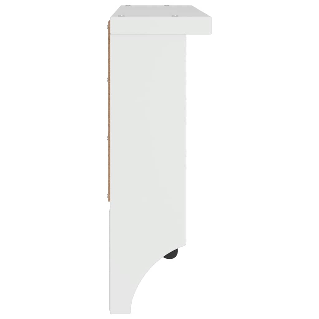 vidaXL Wieszak ścienny na ubrania SANDNES 45x12x35cm Drewno lite Sosna