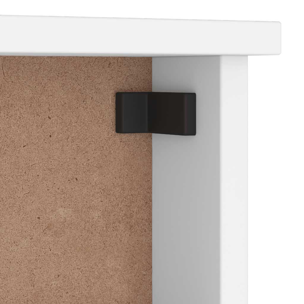 vidaXL Wieszak ścienny na ubrania SANDNES 45x12x35cm Drewno lite Sosna