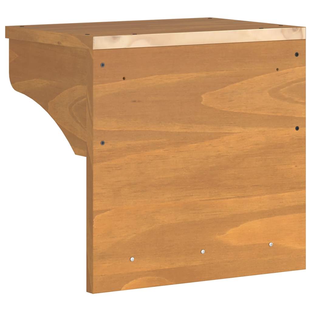 vidaXL Wieszak ścienny na ubrania SANDNES 43x30x42cm Drewno lite Sosna