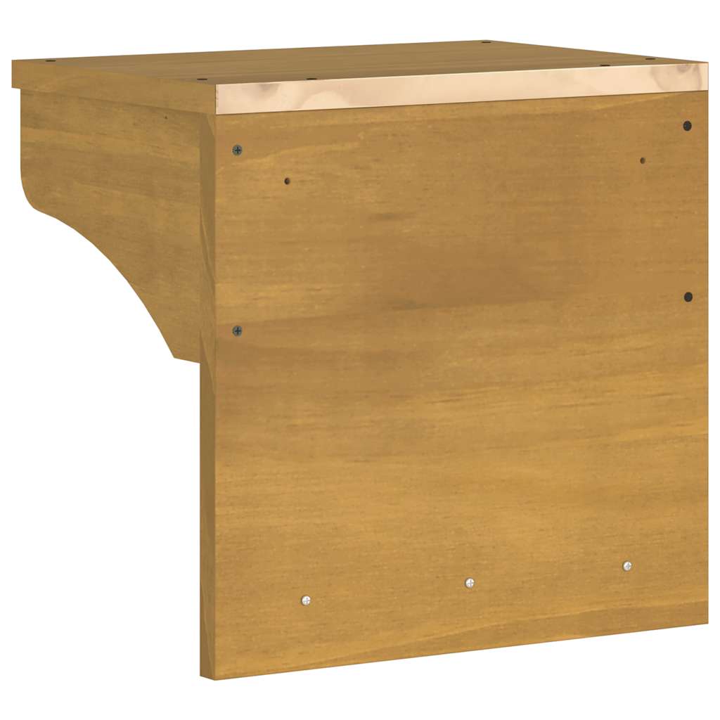 vidaXL Wieszak ścienny na ubrania SANDNES 43x30x42cm Drewno lite Sosna