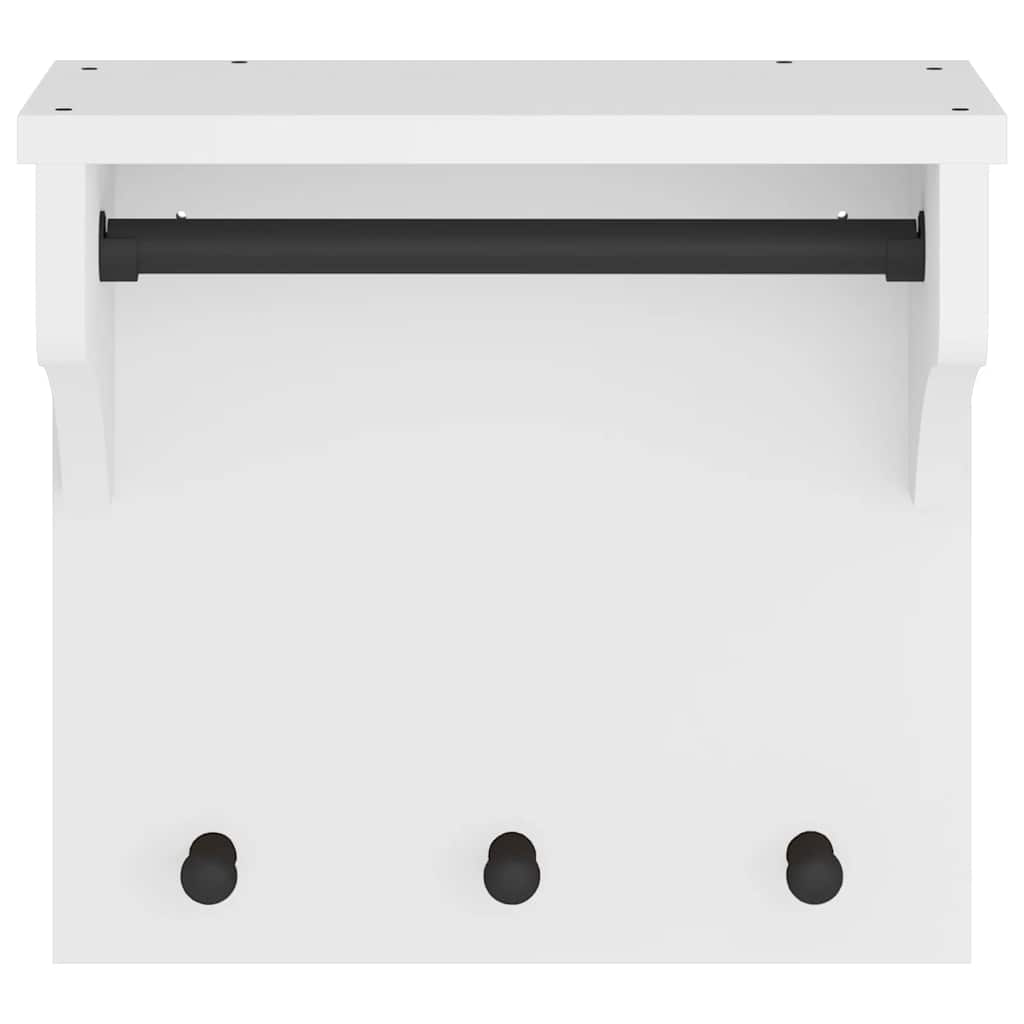 vidaXL Wieszak ścienny na ubrania SANDNES 43x30x42cm Drewno lite Sosna