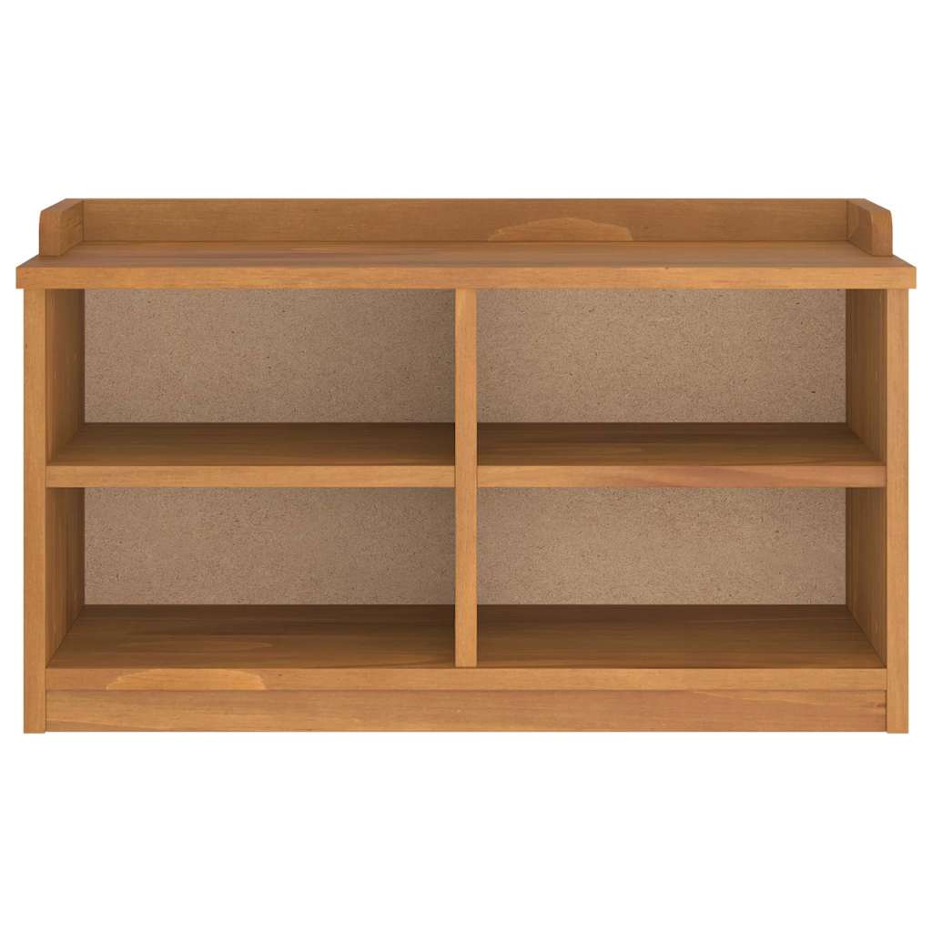 vidaXL Ławka do przedpokoju "SANDNES" 87x40x50 cm lite drewno sosnowe