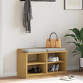 vidaXL Ławka do przedpokoju "SANDNES" 87x40x50 cm lite drewno sosnowe