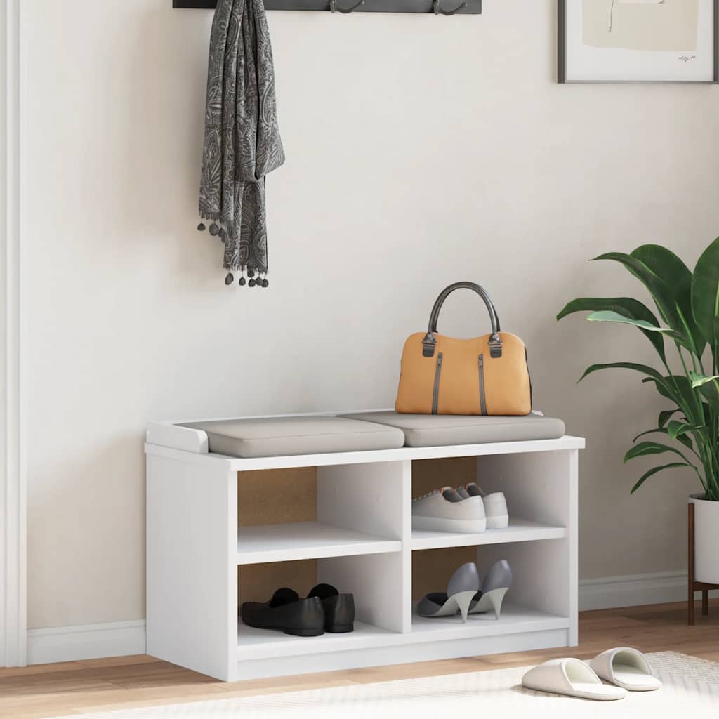 vidaXL Ławka do przedpokoju "SANDNES" 87x40x50 cm Drewno lite Sosna