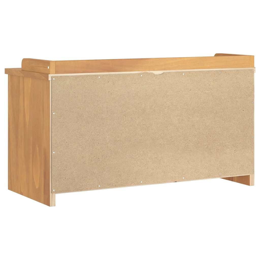 vidaXL Ławka do przedpokoju "SANDNES" 87x40x50 cm lite drewno sosnowe