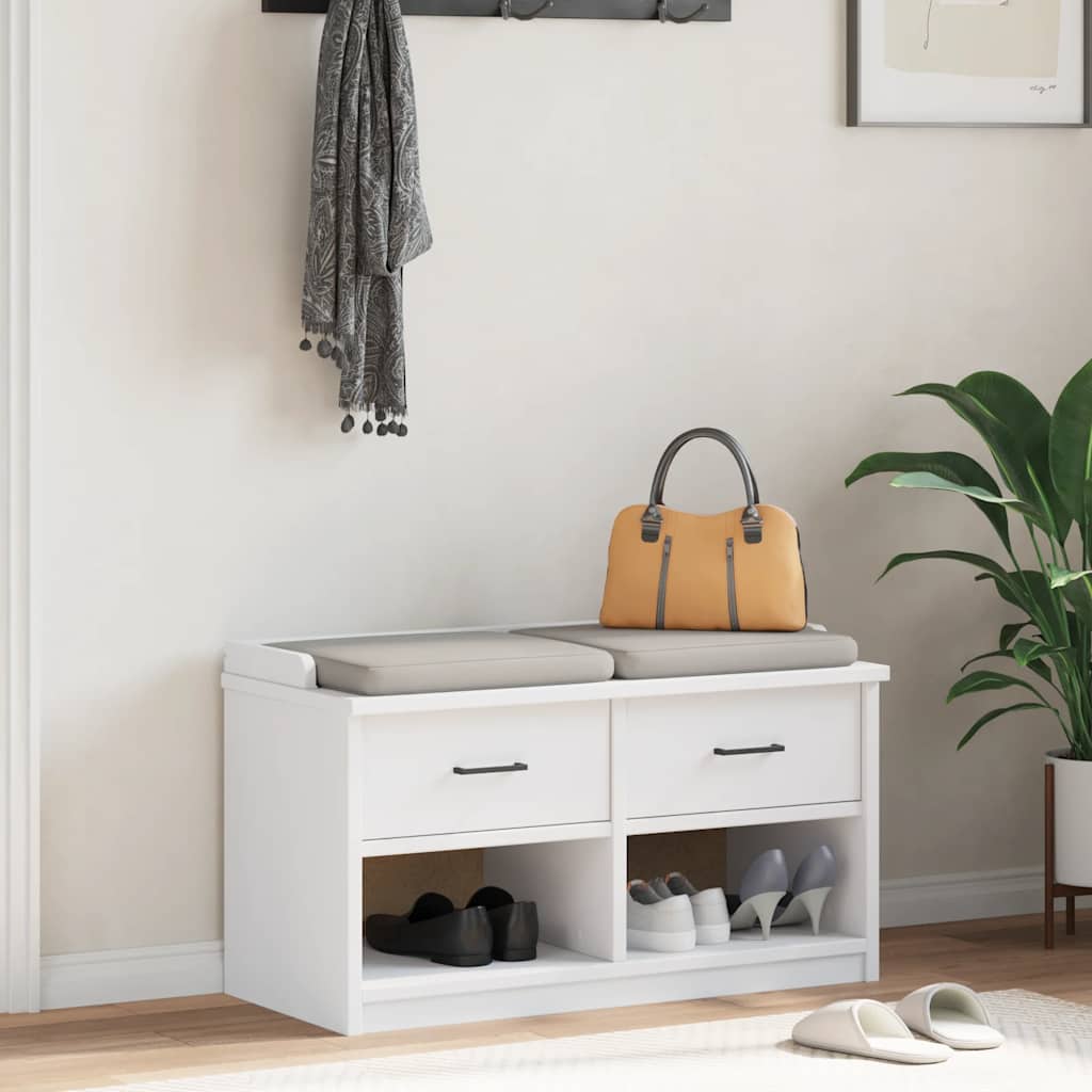 vidaXL Ławka do przedpokoju "SANDNES" 87x40x50 cm Drewno lite Sosna