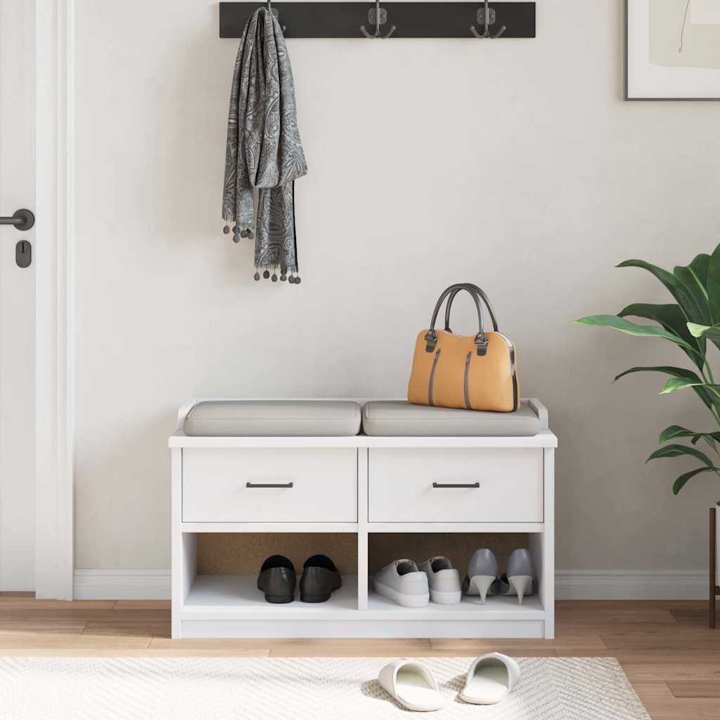 vidaXL Ławka do przedpokoju "SANDNES" 87x40x50 cm Drewno lite Sosna