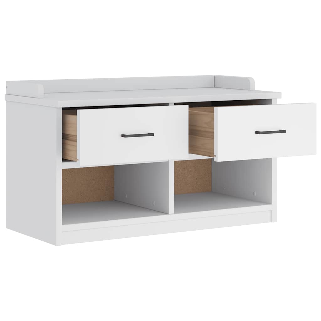 vidaXL Ławka do przedpokoju "SANDNES" 87x40x50 cm Drewno lite Sosna
