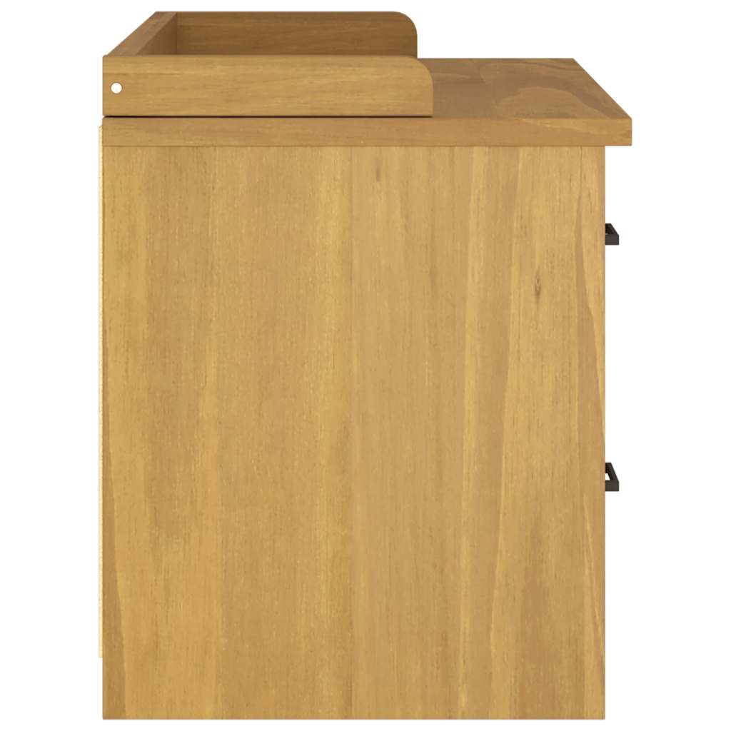 vidaXL Ławka do przedpokoju "SANDNES" 87x40x50 cm lite drewno sosnowe